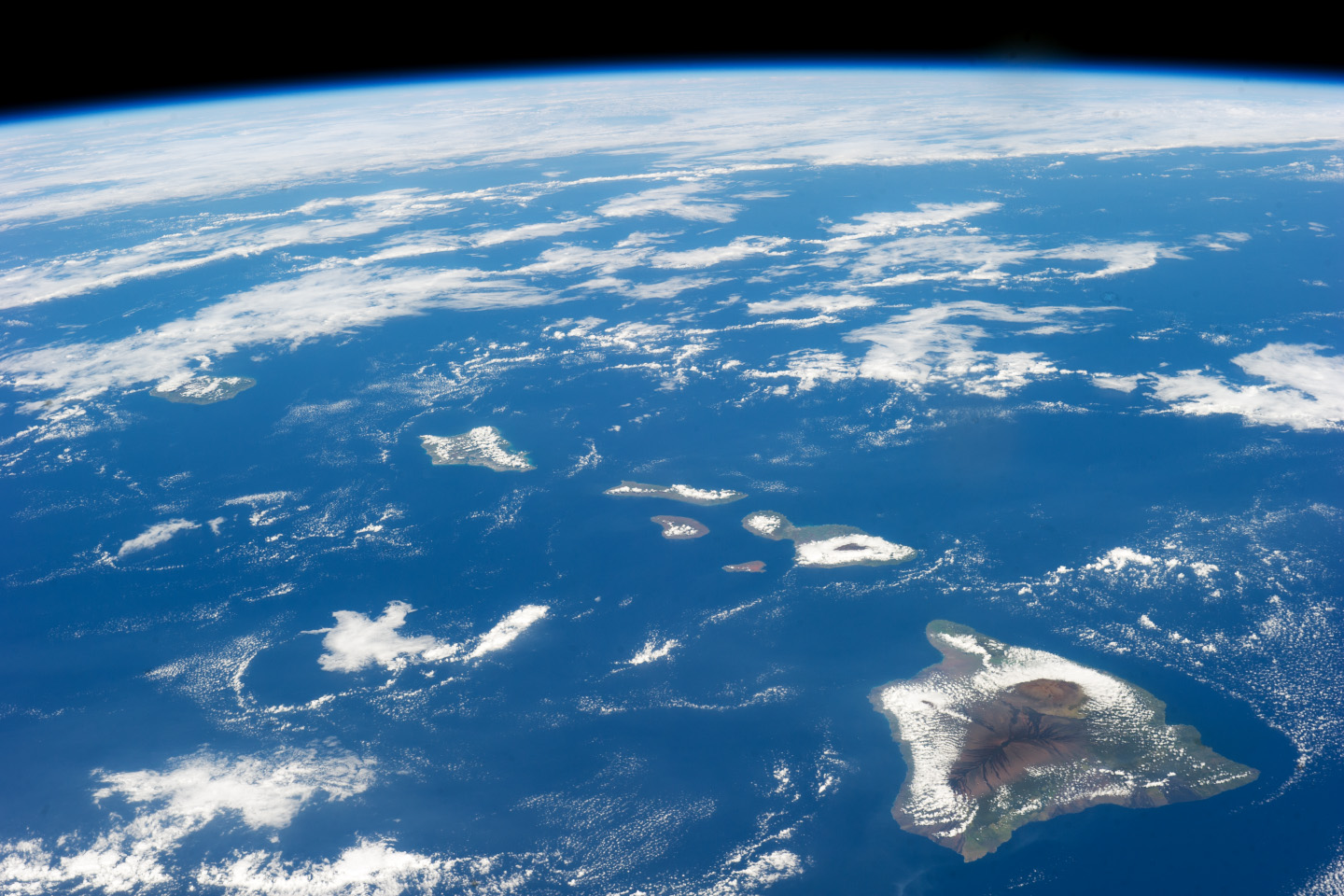 hawaii from space